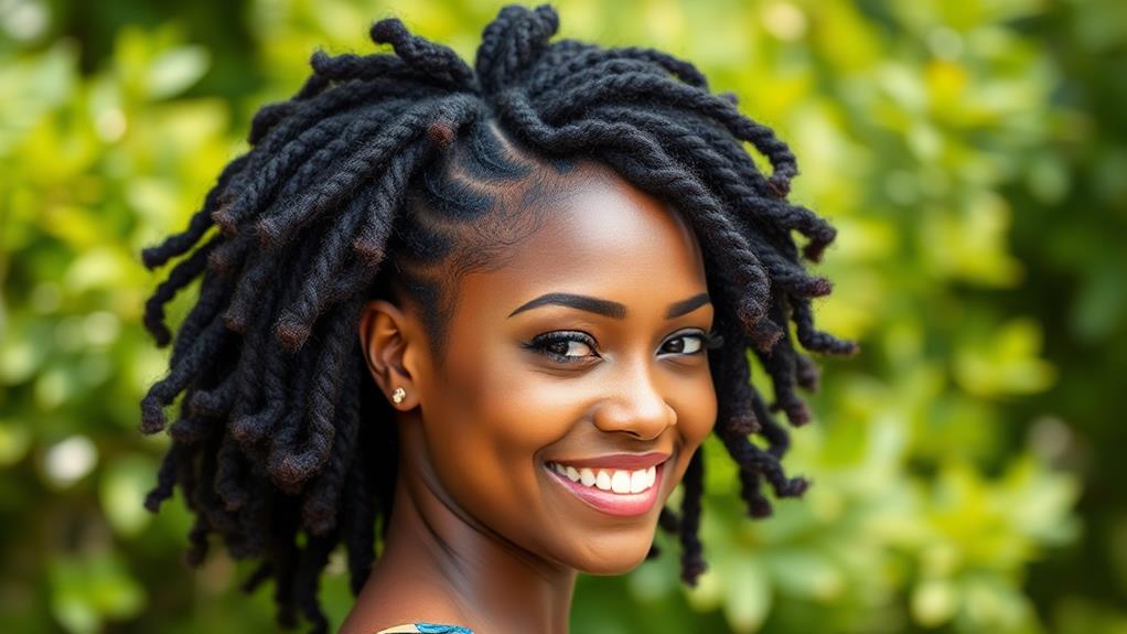 bantu knot hairstyle technique