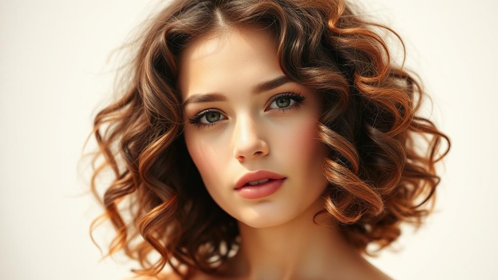 stylish curly haircut trend