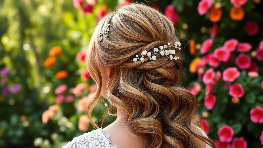 stylish half up hairdos