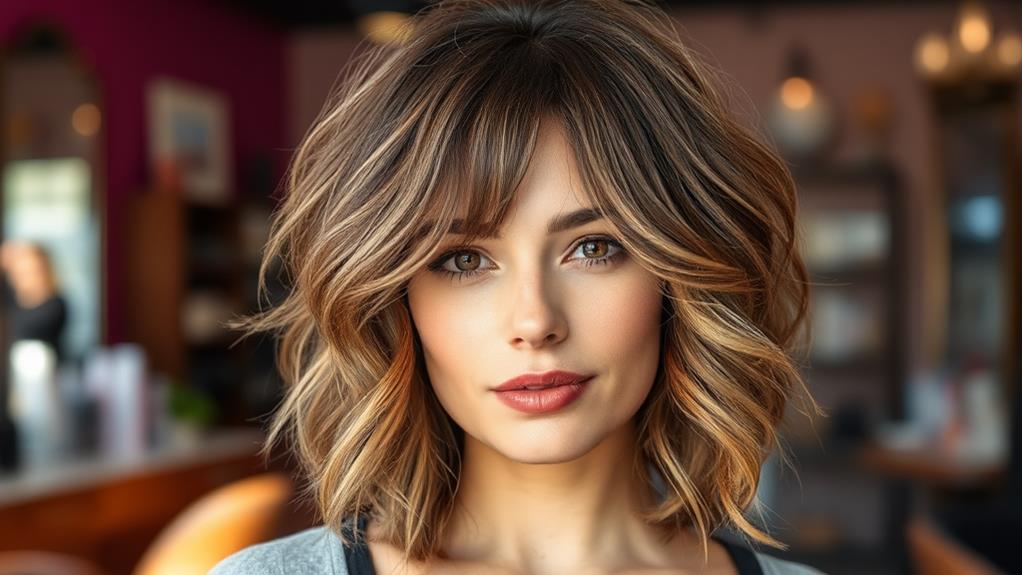 trendy casual playful hair