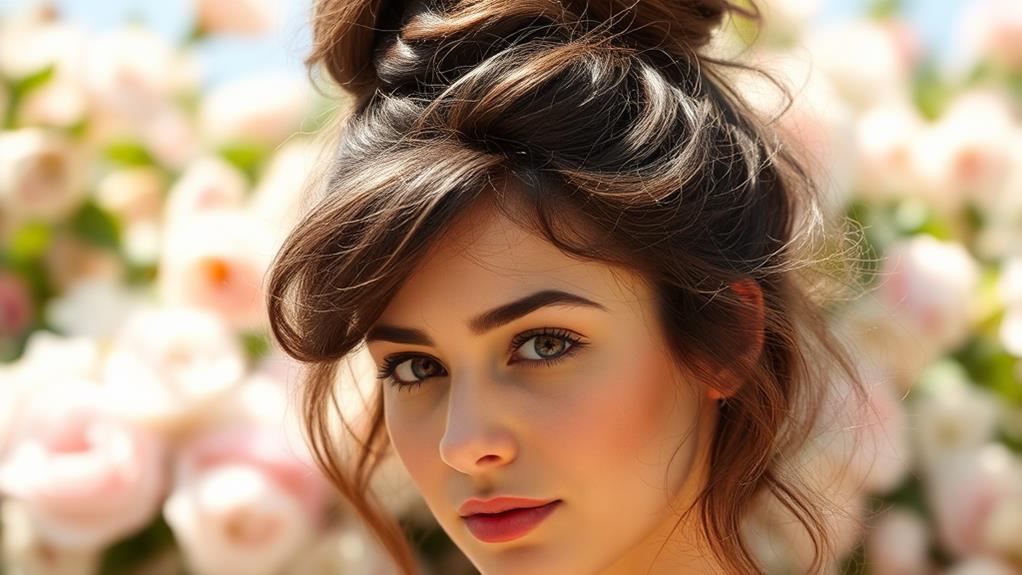 casual updo hairstyle trend