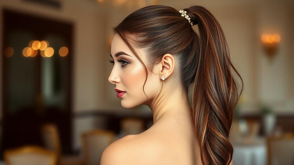 chic hairstyle for elegance