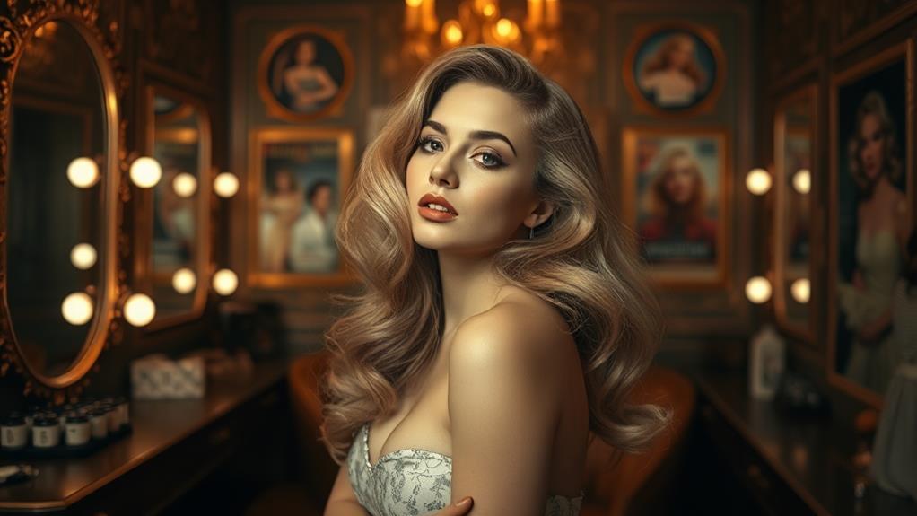 classic glamour hair style