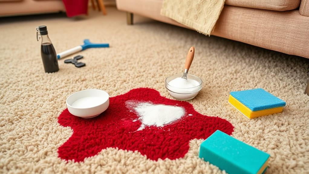 effective carpet stain solution