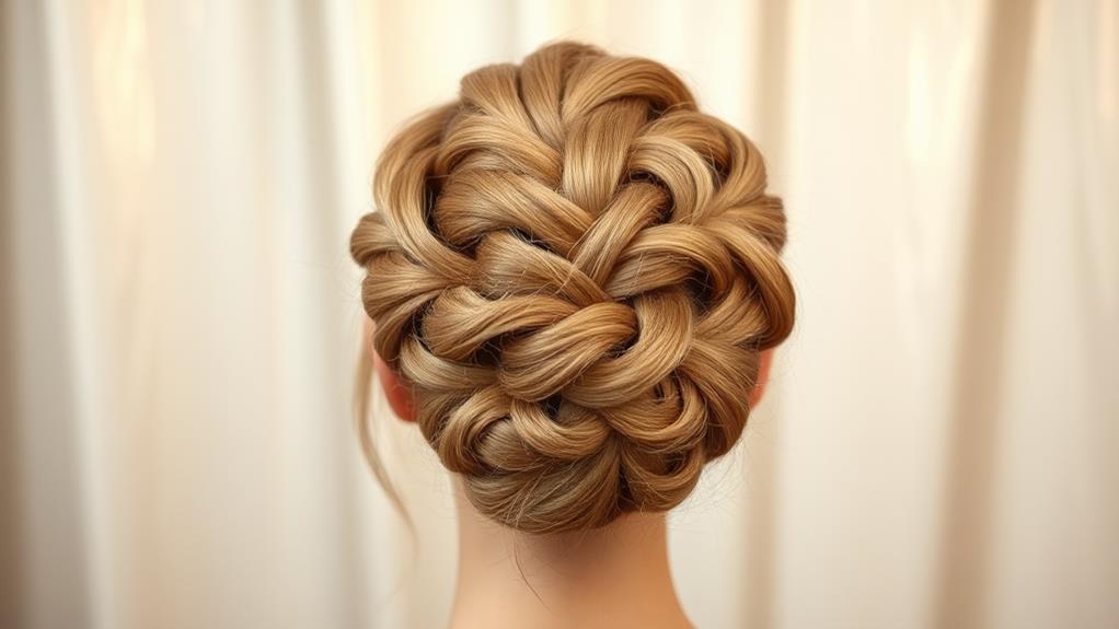 elegant braided hairstyle design