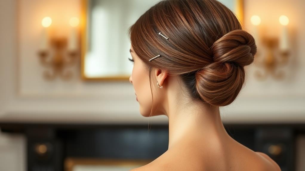 elegant chignon hairstyle