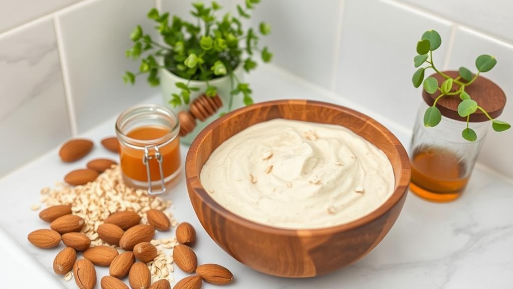 nourishing oatmeal almond mask