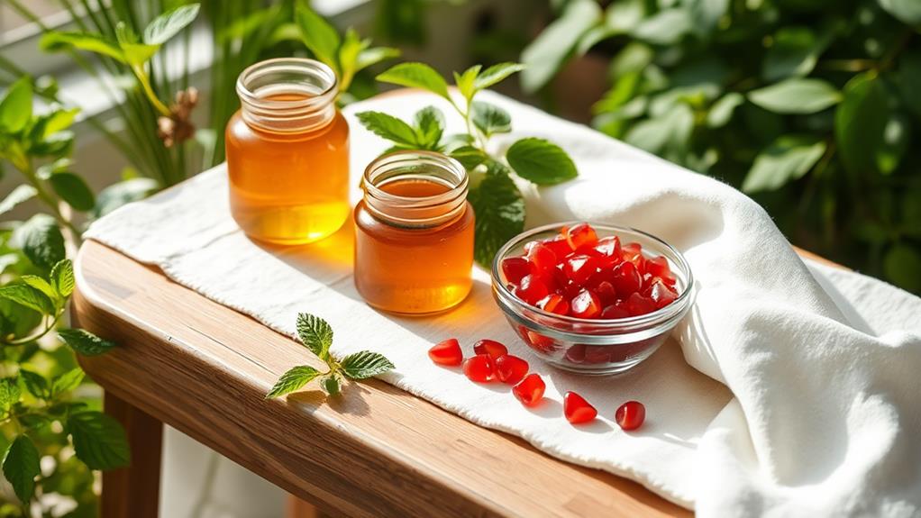 nourishing pomegranate honey treatment