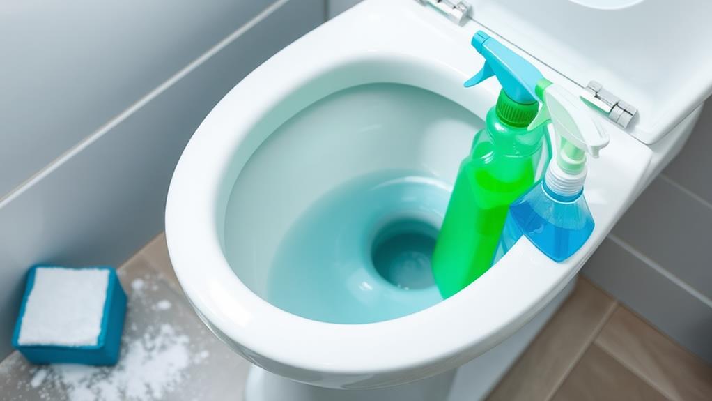 remove stubborn toilet stains