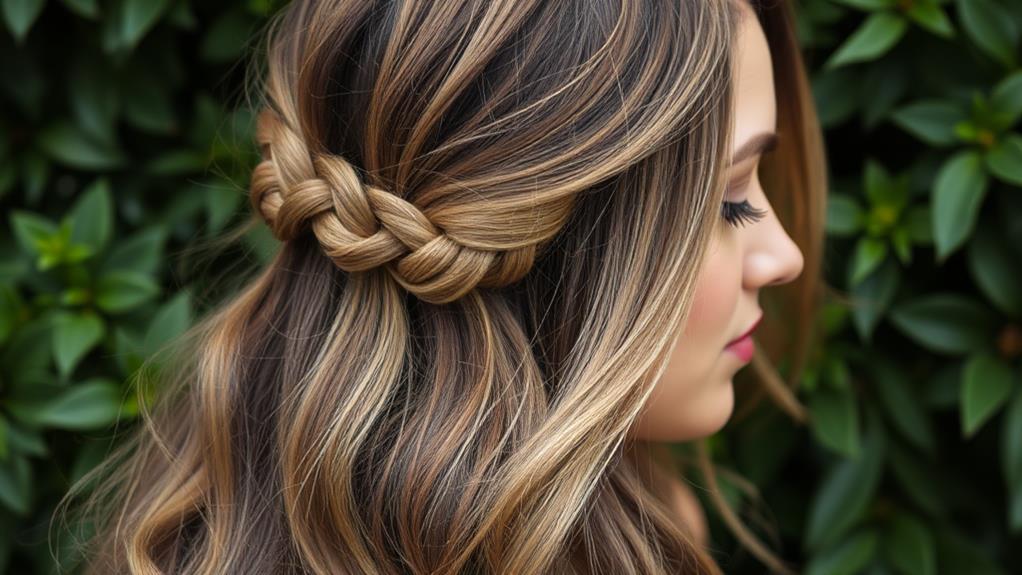 stylish braided hair accessory