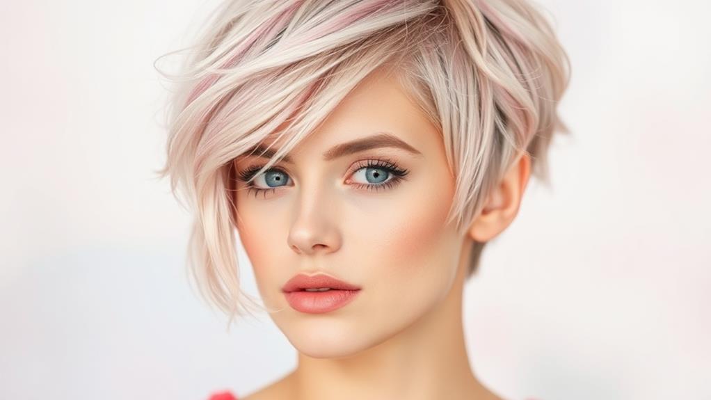 whimsical wavy pixie style